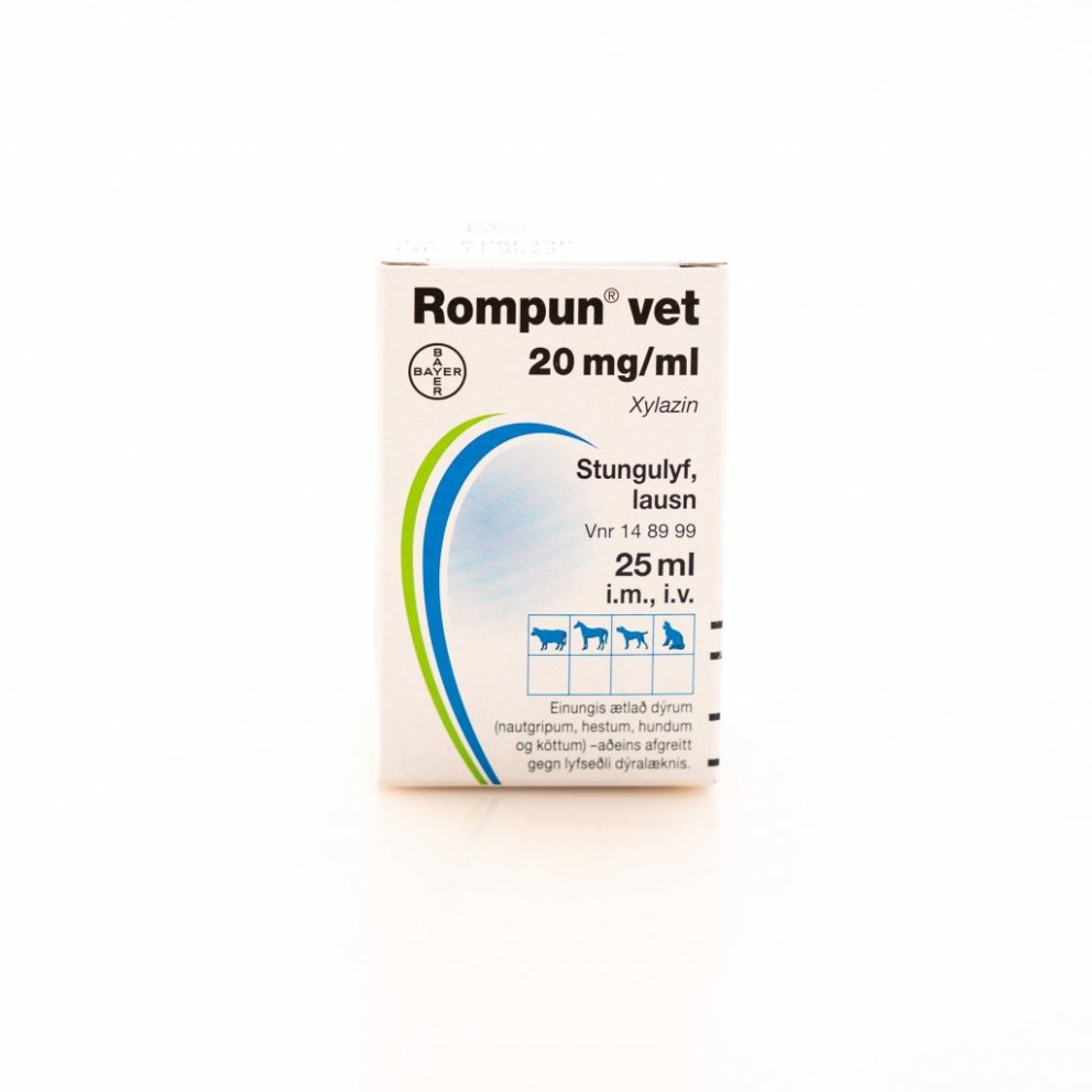 Rompun ROMPUN VET STL. 20MG/ML 25 ML | Icepharma