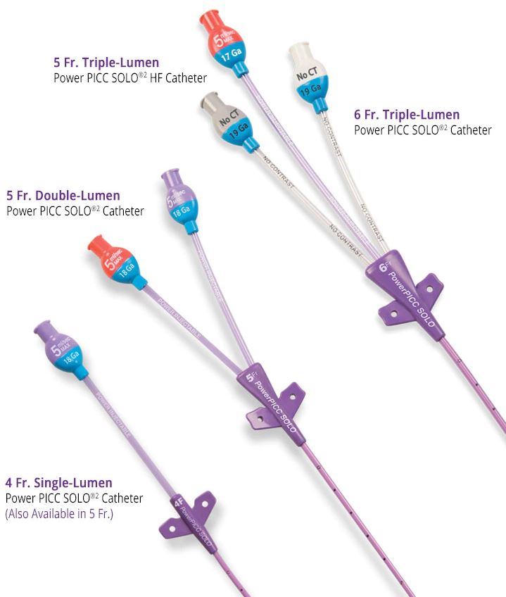 Power PICC Solo 4fr Eins R sa Full Tray Kit Fyrir 3CG V rutorg Icepharma