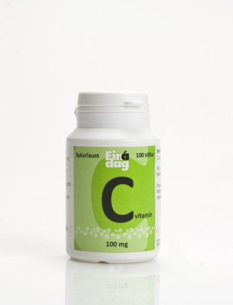 Ein á Dag C-vítamín 500 Mg 100 Stk | Icepharma